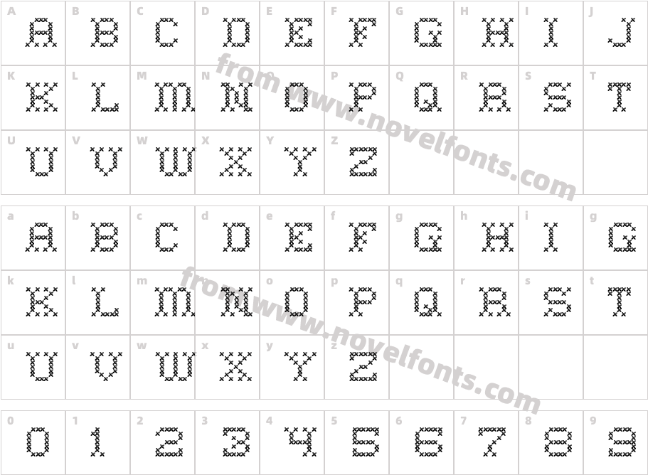 365-CAI978Character Map