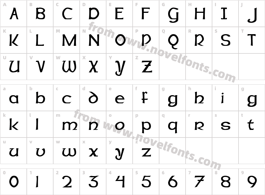 383-CAI978Character Map