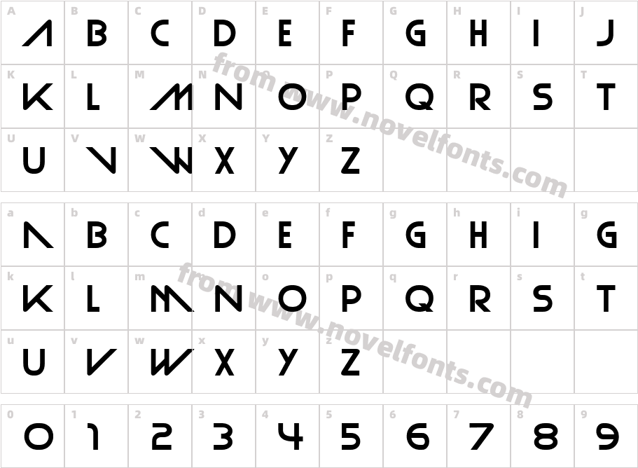 392-CAI978Character Map