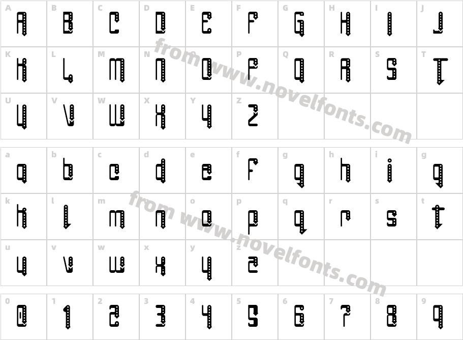 398-CAI978Character Map