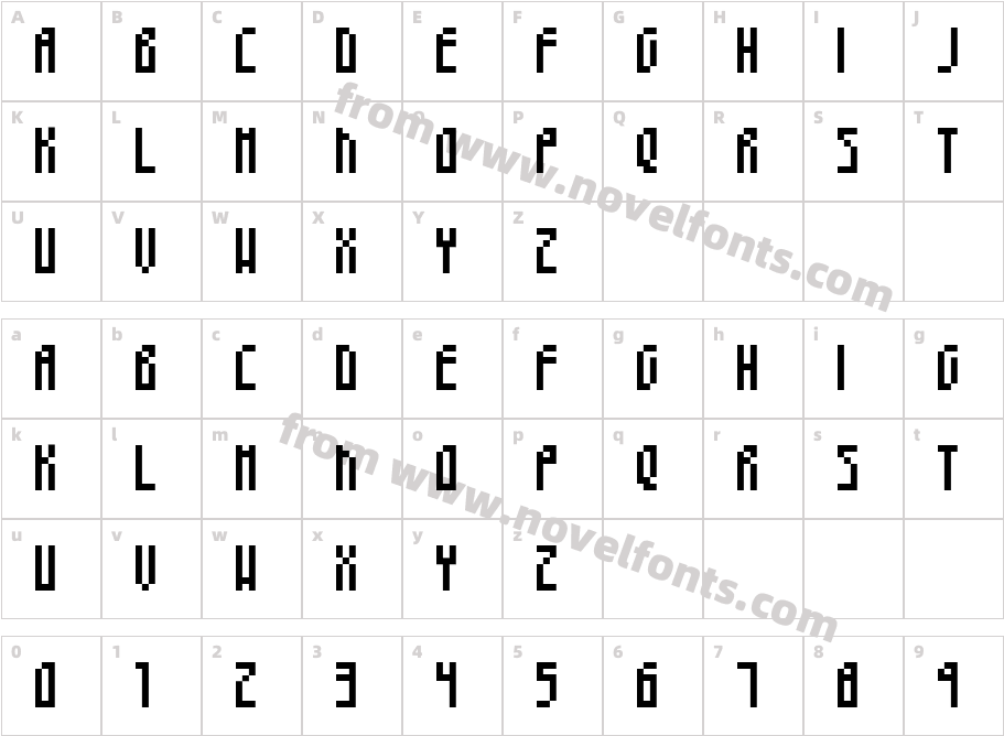 3x7 HighCharacter Map