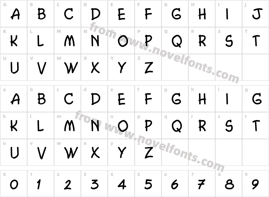 478-CAI978Character Map