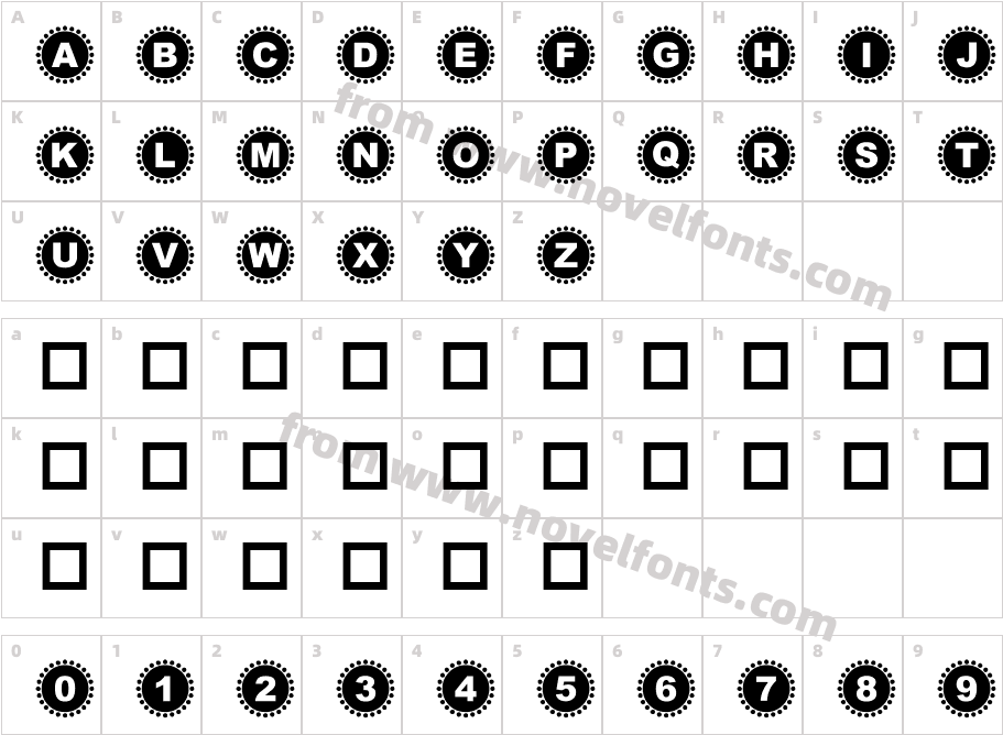 4YEO INCharacter Map