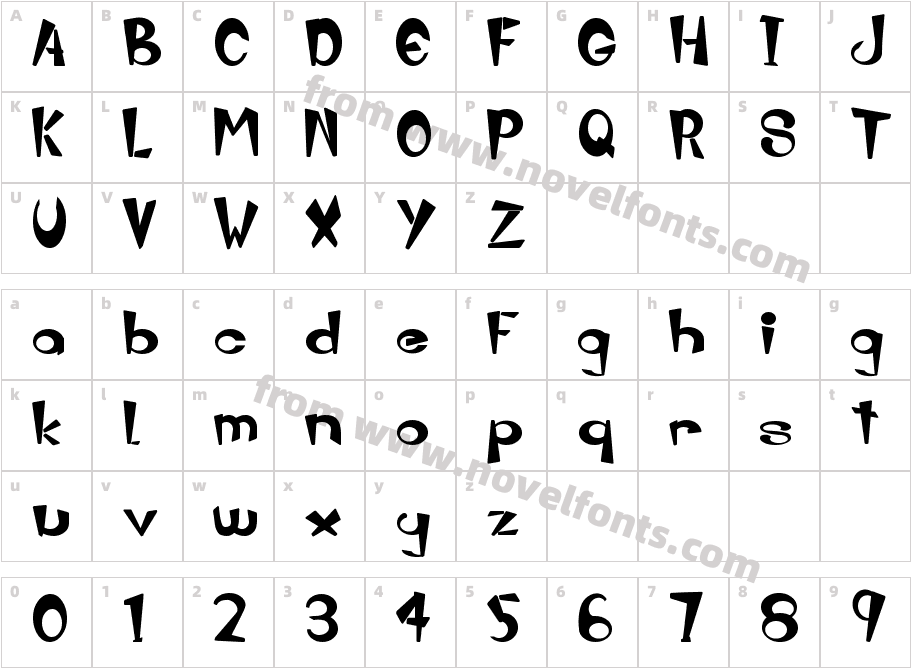 514-CAI978Character Map