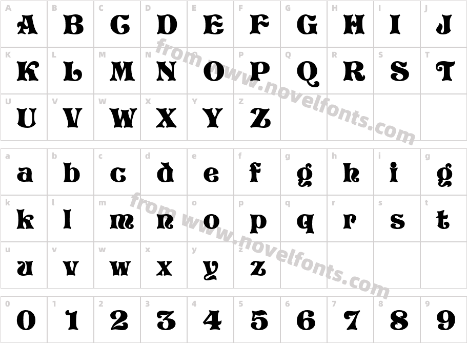 564-CAI978Character Map