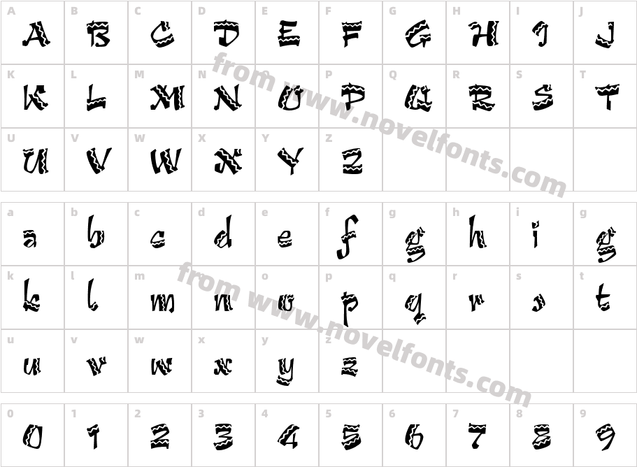 565-CAI978Character Map