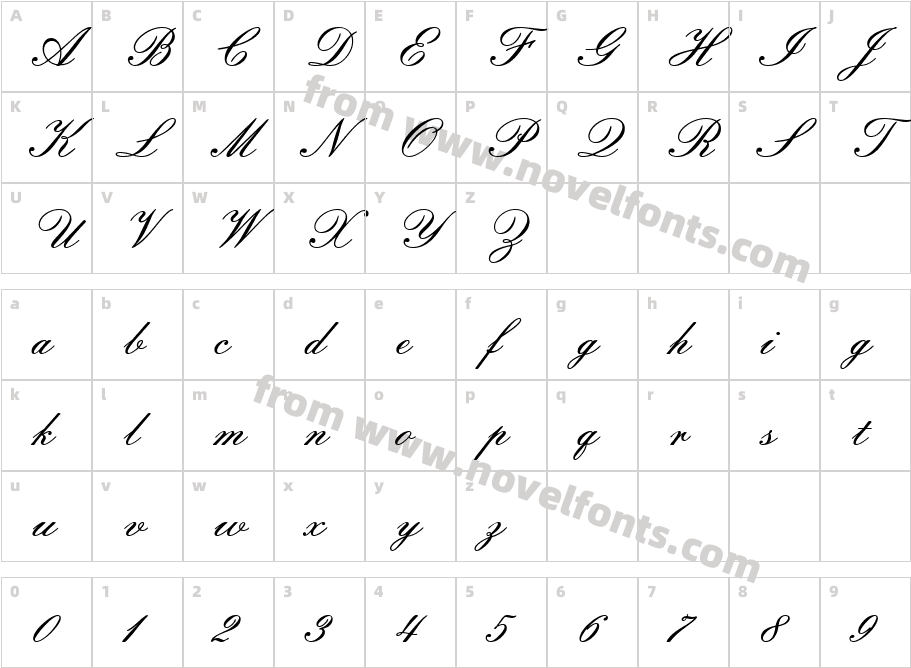 574-CAI978Character Map