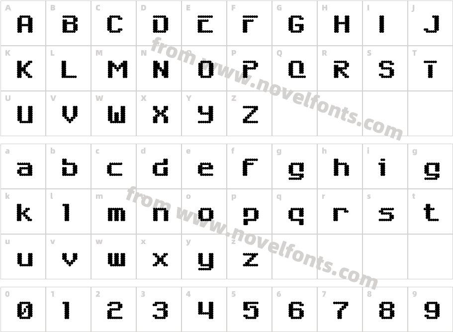 584-CAI978Character Map