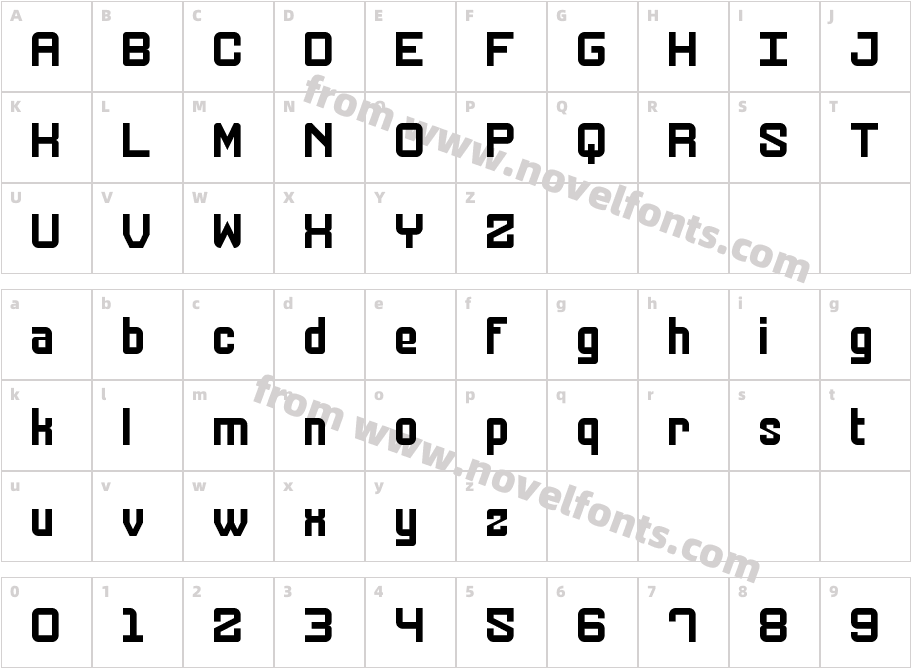 5Muta Sans RegularCharacter Map