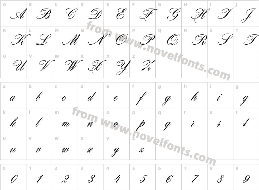 620-CAI978Character Map