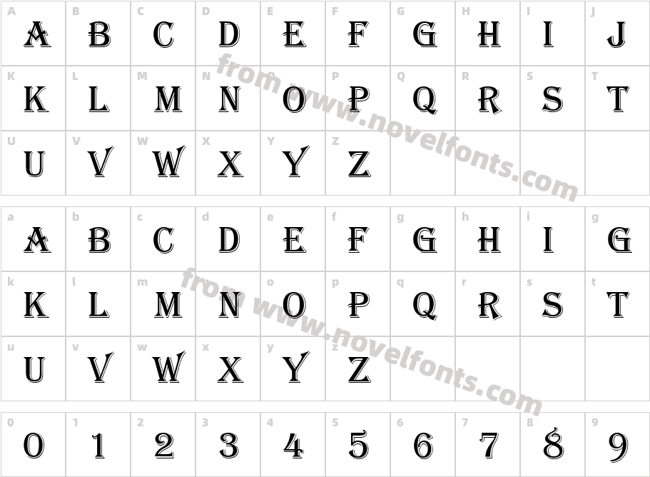 630-CAI978Character Map