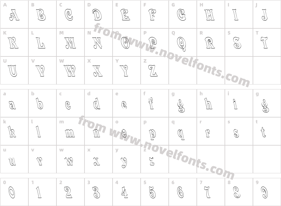 679-CAI978Character Map