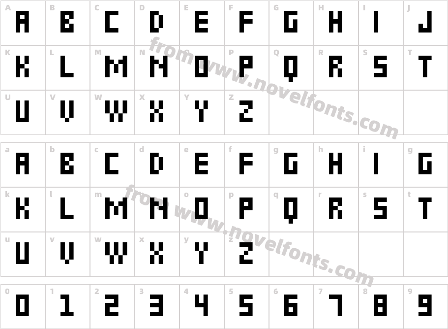 6px2busCharacter Map