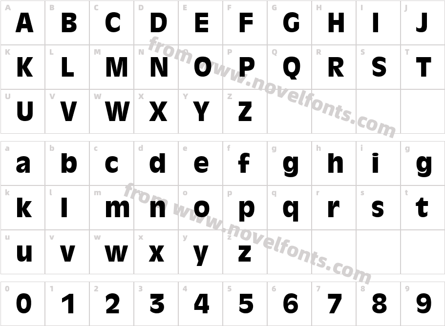 792-CAI978Character Map