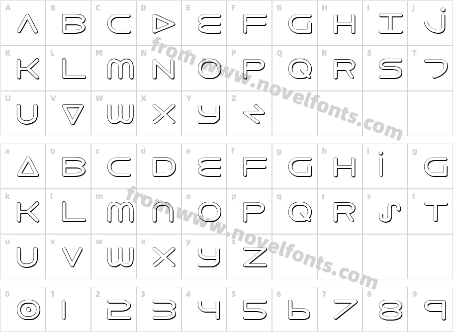 8th Element 3DCharacter Map