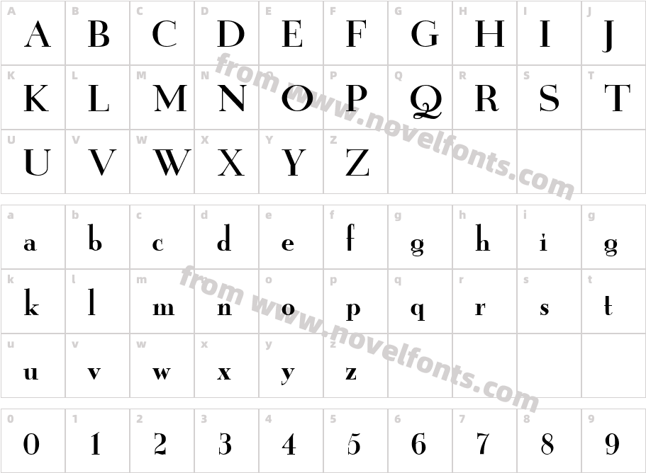 918-CAI978Character Map