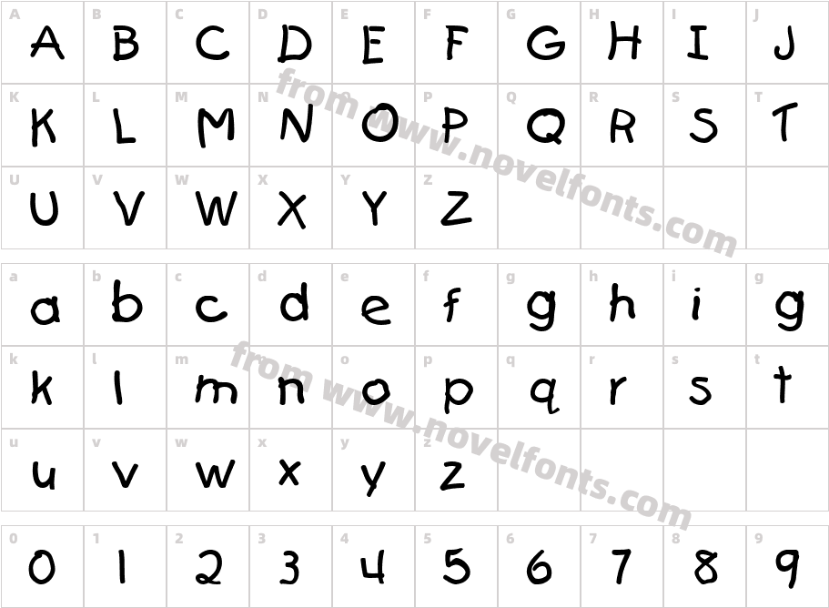 926-CAI978Character Map