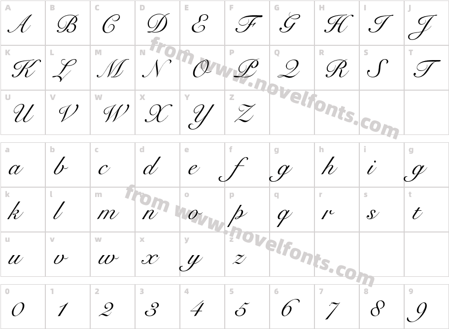 941-CAI978Character Map