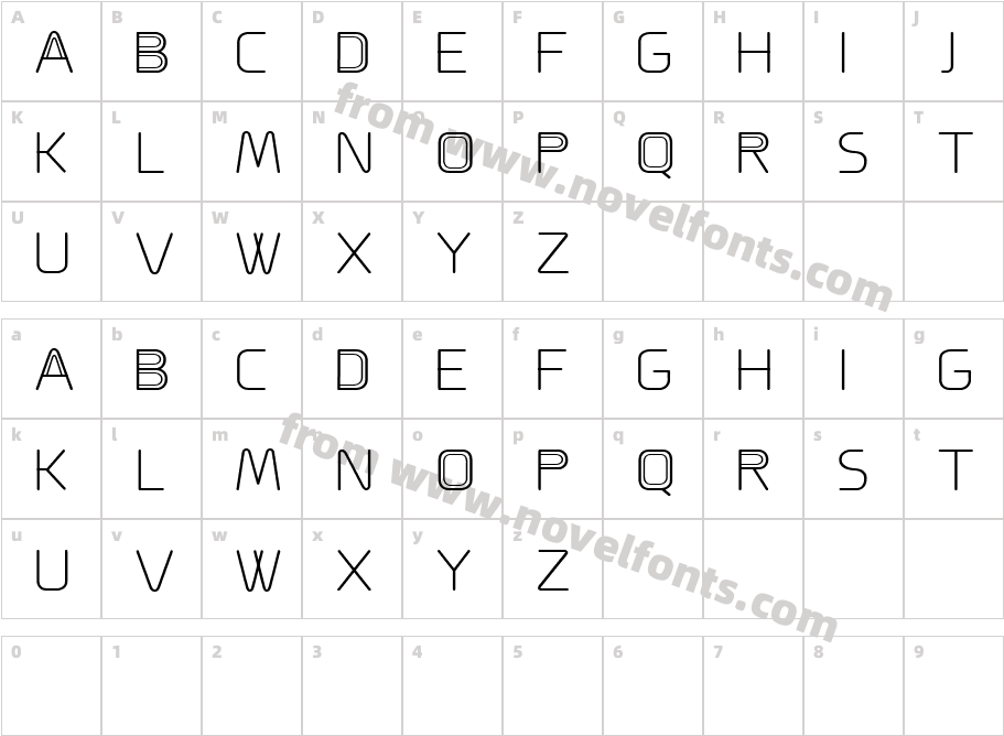 A CAPPELLACharacter Map