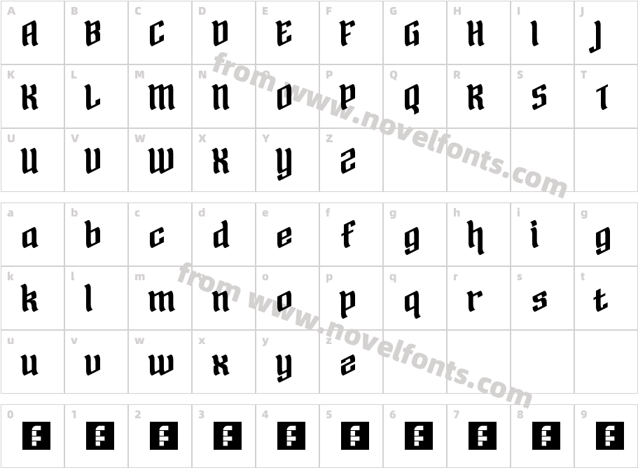 A Stroke of Geneus1 RegularCharacter Map