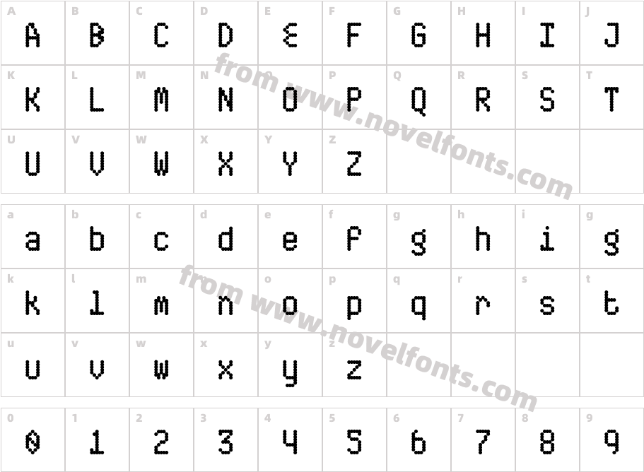 ABS8Character Map