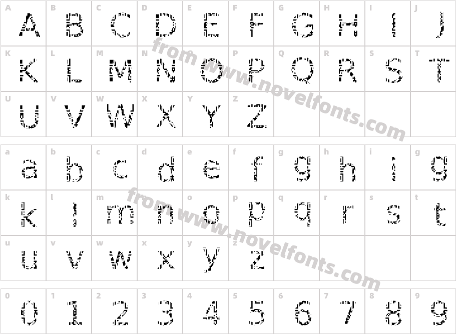 AGLRY 1Character Map