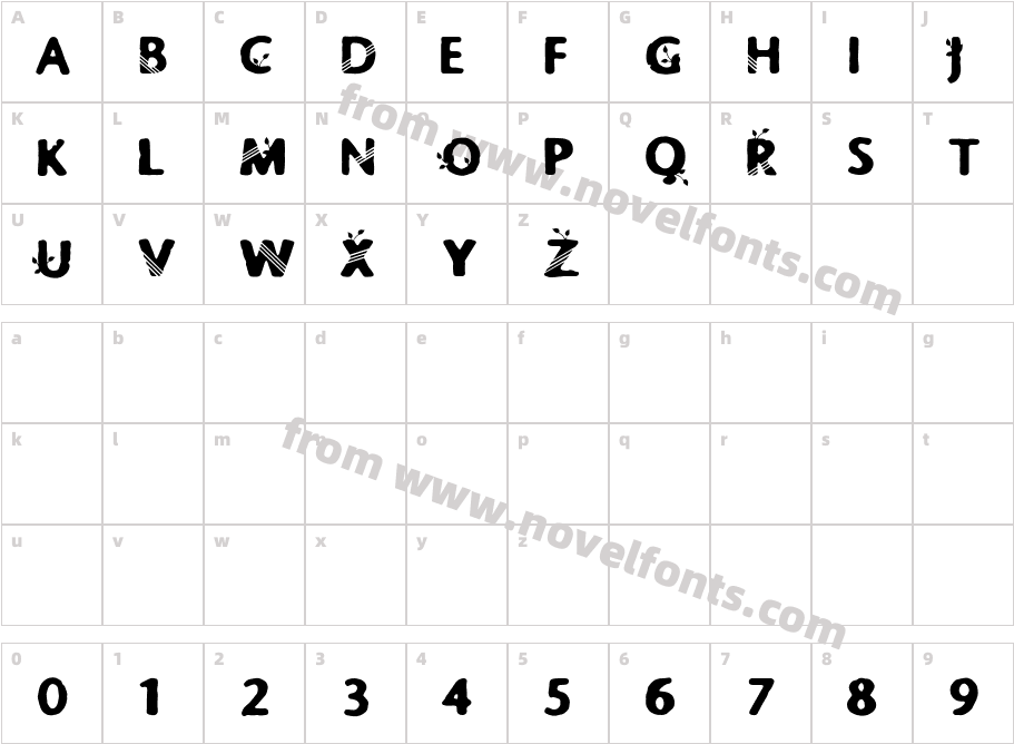 CF Springtime DemoCharacter Map