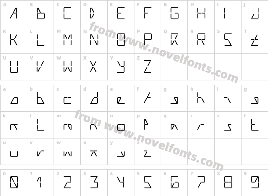 AI liftledCharacter Map