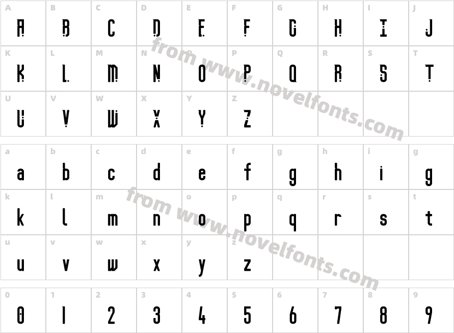 AIKAtermCharacter Map