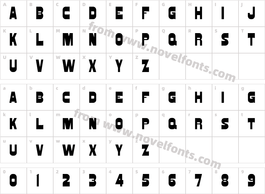 AIWood-BoxGothicCharacter Map