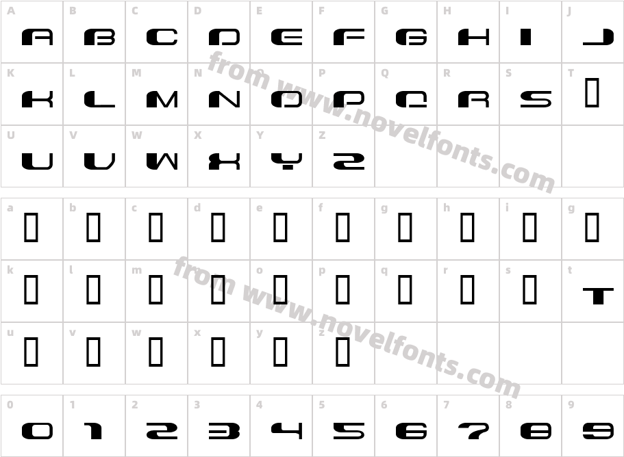 CHEMICALCharacter Map