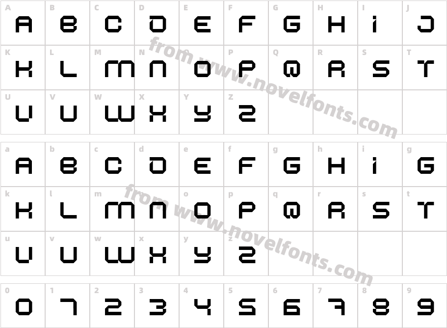 ATRONCharacter Map