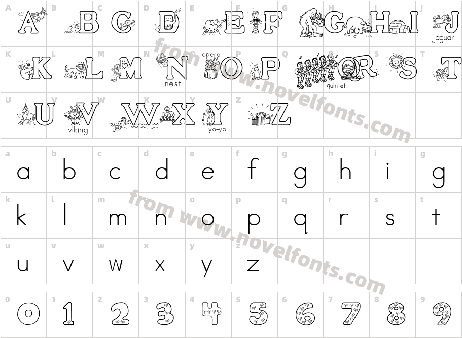 AbcPhonicsOneCharacter Map