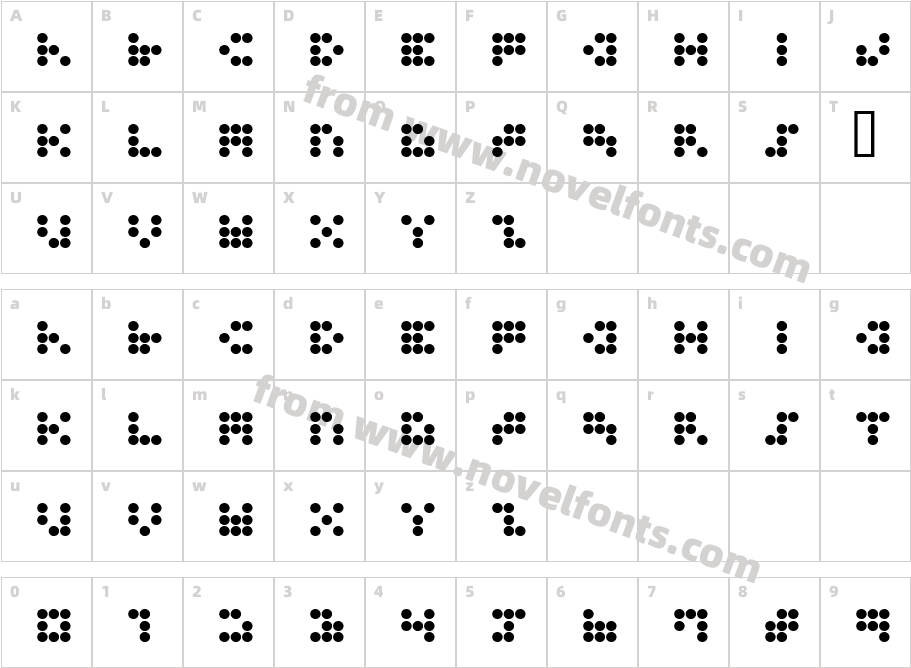 CIRCULAR9  ECharacter Map