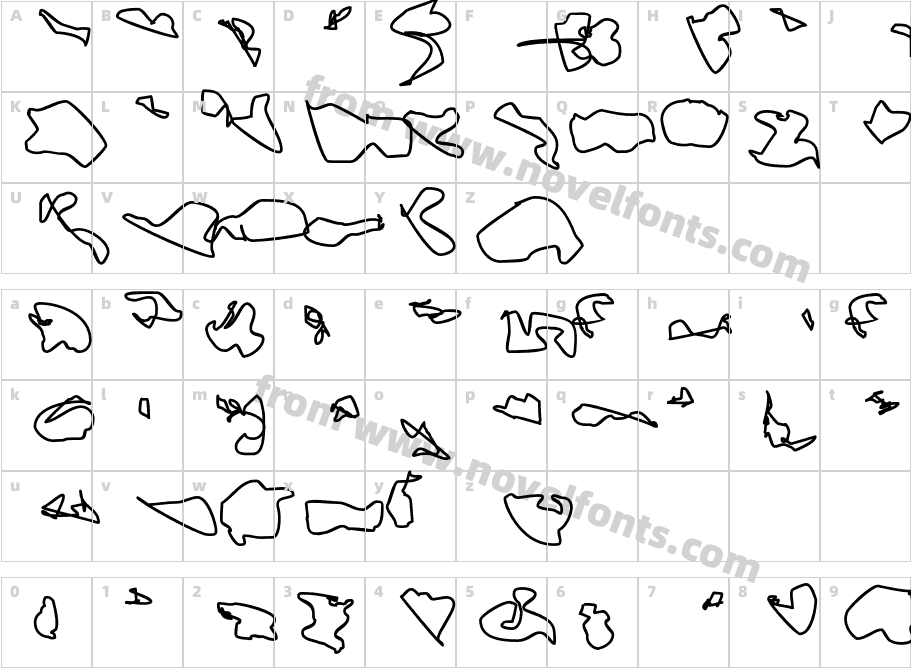 CISF Camouflage Kit III OutlineCharacter Map