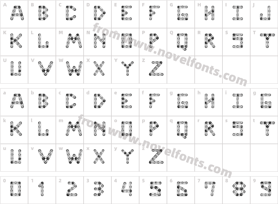 CJMeccanectorCharacter Map