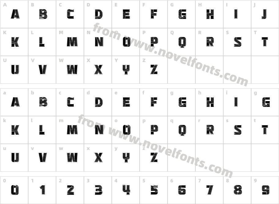 Abstract Blocks Book RegularCharacter Map