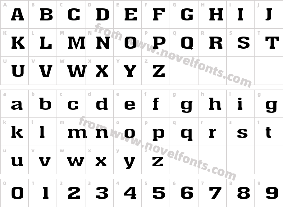 Ache Extended NormalCharacter Map