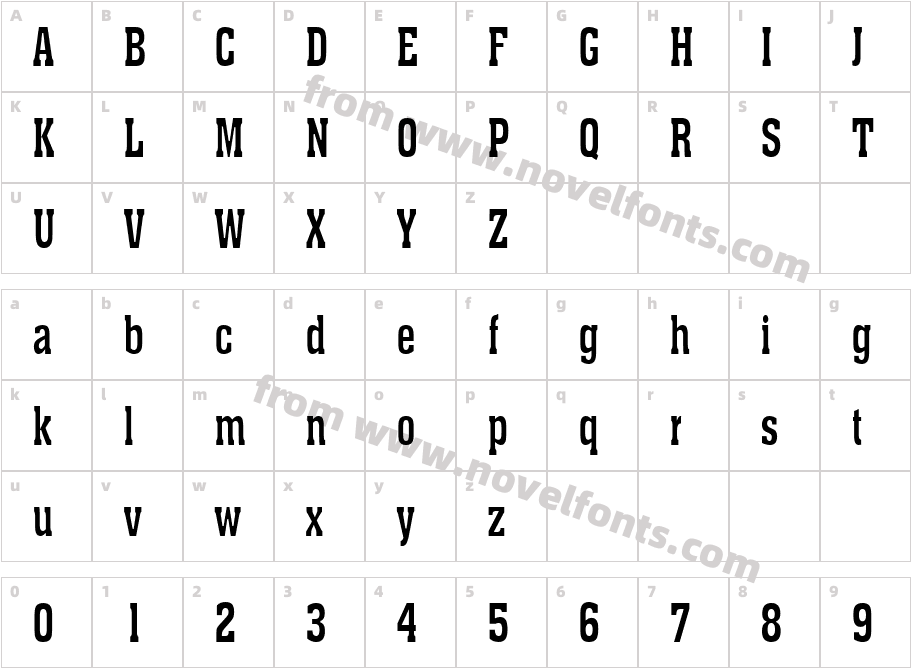 Ache ThinCharacter Map