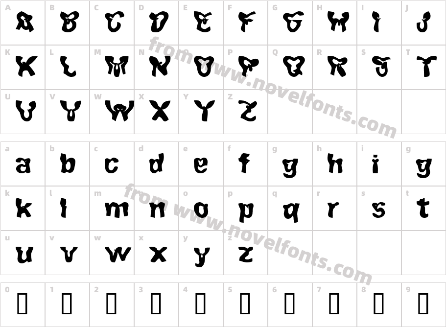 AchtenCharacter Map