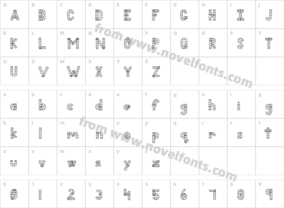 CK BoltedCharacter Map