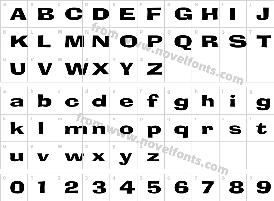 AdLib ExCharacter Map