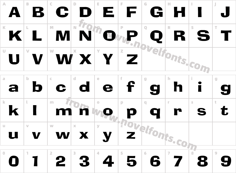 AdLib WdCharacter Map