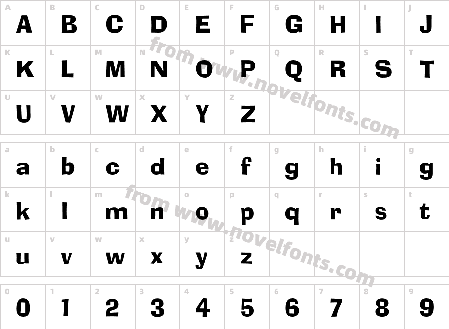 AdLibICGCharacter Map