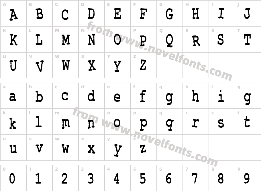 CK CorralCharacter Map