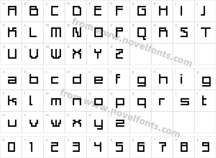 Adelphi PlainCharacter Map