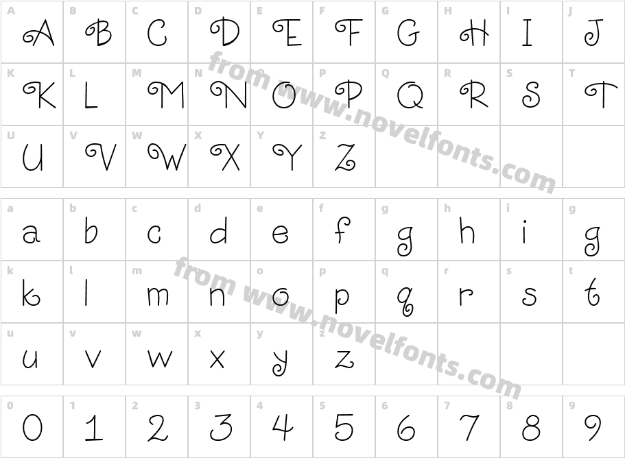 CK CurlyCharacter Map