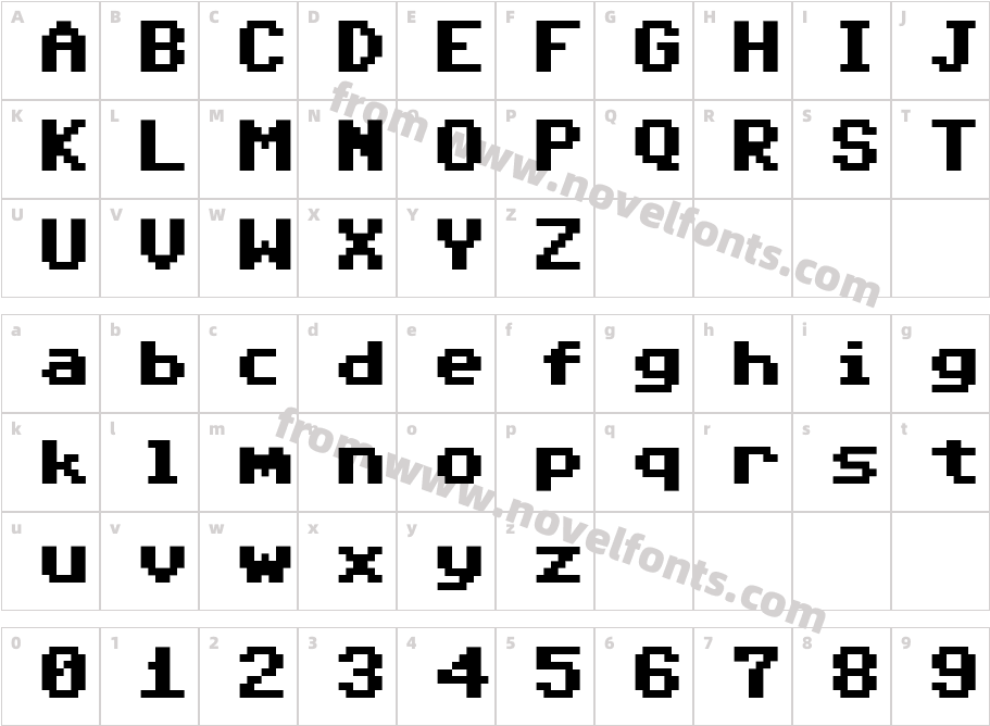 Adore64Character Map