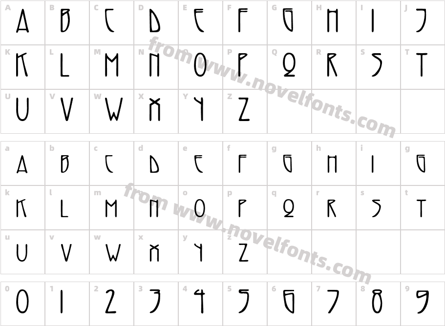 AdresackCharacter Map