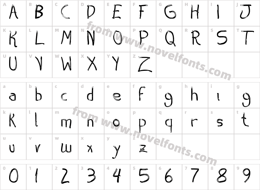 Aespiro tfbCharacter Map